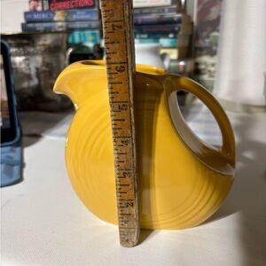 Sunny Yellow Ceramic Pitcher
